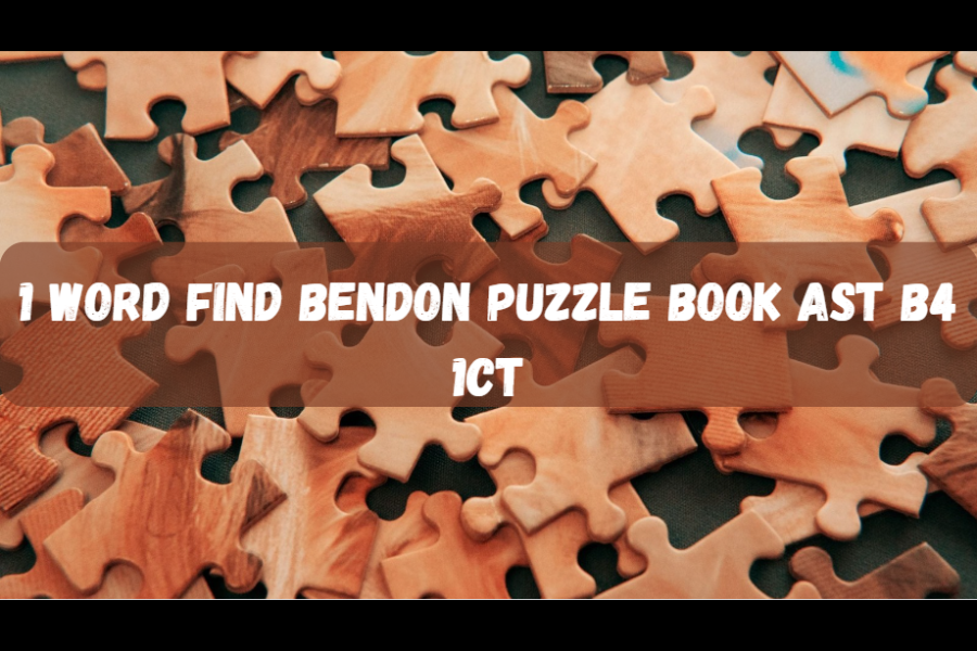 Enhance Your Leisure Time with the 1 Word Find Bendon Puzzle Book AST B4 1CT